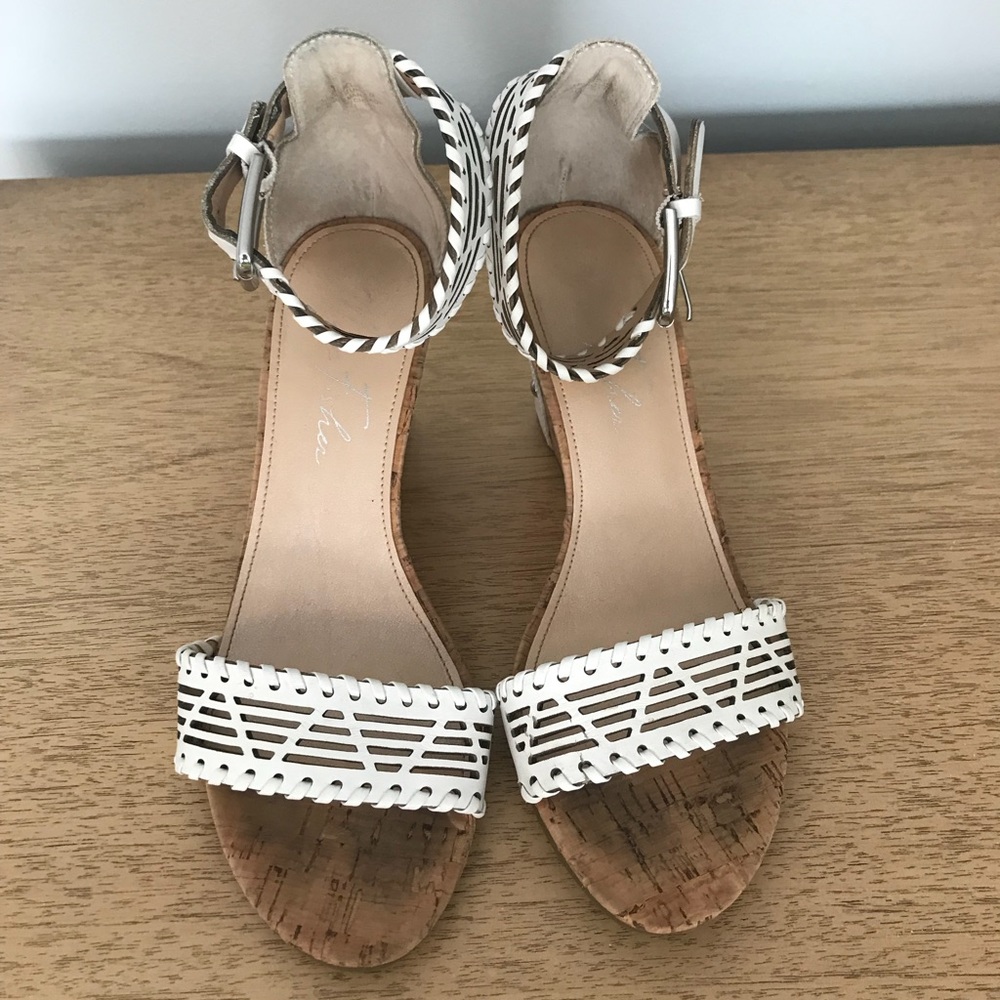 Marc Fisher Wedge Sandals-Size 6 - image 1